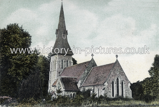 St Bartholomew's Church, Wickhams Bishops, Essex. c.1910.